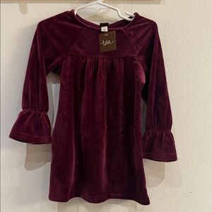 Tea Collection Burgundy Kids Dress